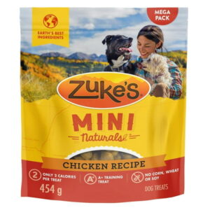 Zuke's Mini Naturals Tender Bites Chicken Recipe, Dog Treats, 170-454 g