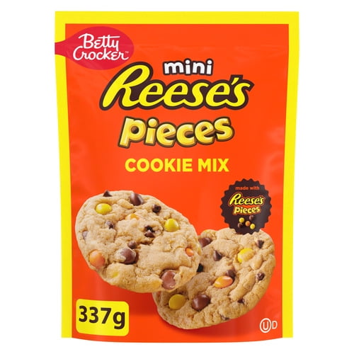 Betty Crocker Reese's Mini Pieces Cookie Mix with Peanut Butter Pieces and Chocolate Chips, 337 g