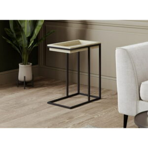 Side Table. End Table Living Room. Bedside Table or Night Stand. Small Entry Table. Easy To Assemble. Dark Taupe