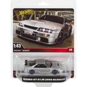 Hot Wheels Premium 1:43rd Scale 1995 Nissan Skyline GTR R33 Collectible Car, Gift for Collectors