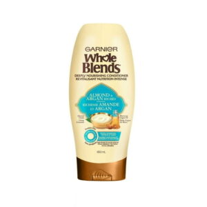 Garnier Whole Blends Hair Conditioner,Almond & Argan, 650 mL