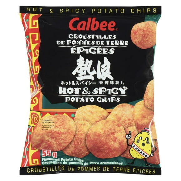 Calbee Hot and Spicy Flavour Chips, Calbee Hot and Spicy Flavour Chips