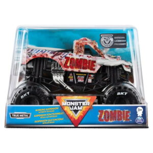 Monster Jam, Official Zombie Monster Truck, Die-Cast Vehicle, 1:24 Scale