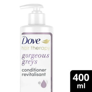 Dove Hair Therapy Gorgeous Greys For Grey Made With Biotin Complex Purple Conditioner, 400 ml Conditioner