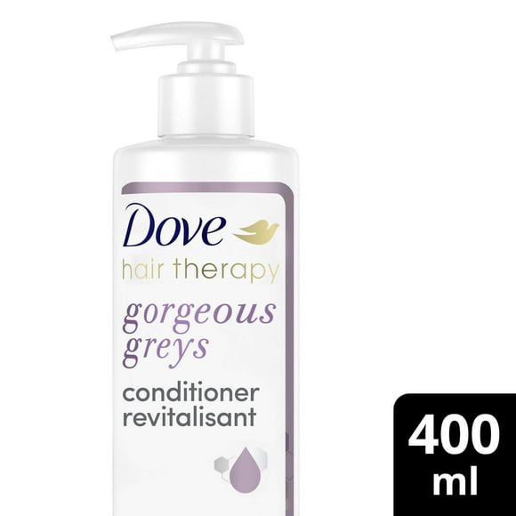 Dove Hair Therapy Gorgeous Greys For Grey Made With Biotin Complex Purple Conditioner, 400 ml Conditioner