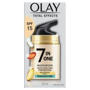 Olay Total Effects Face Moisturizer SPF 15, Fragrance-Free, 50ML