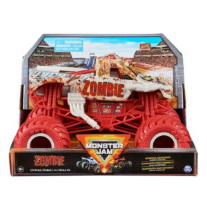 Monster Jam, Official Zombie Monster Truck, Collector Die-Cast Vehicle, 1:24 Scale, Kids Toys for Boys and Girls Ages 3 and up