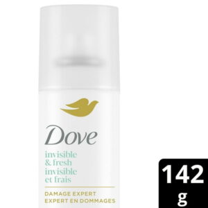 Dove Advanced Dry Shampoo Refresh & Revive Hair Without Water Invisible & Fresh Revitalize Hair Without Residue & No White Cast 142g, 142 GR Dry Shampoo