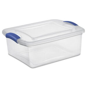 Sterilite 14L Latch Box- Blue, 14 L Latch Box
