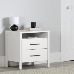 Southshore Gravity 2-Drawer Nightstand
