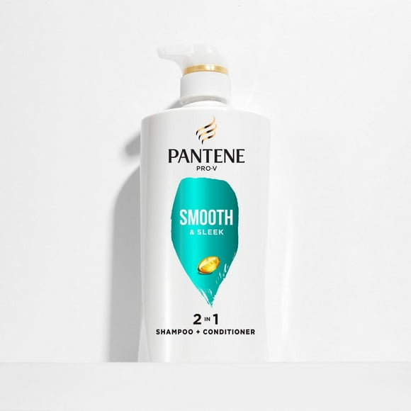 Pantene Smooth & Sleek 2-in-1 Shampoo & Contitioner, 530ML