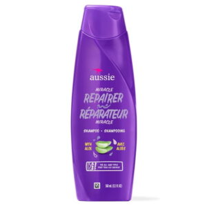 Aussie Miracle Repairer Shampoo with Aloe for All Hair Types, 12.1 fl oz, 360mL