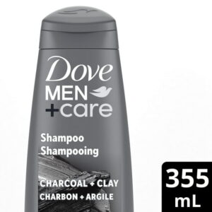 Dove Men Care Charcoal + Clay Shampoo, 355 ml Shampoo