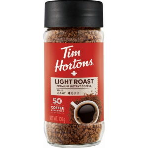 Tim Hortons Light Roast Premium Instant Coffee, 100g