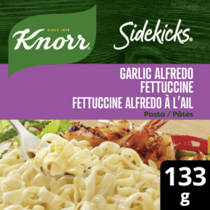 Knorr Sidekicks Garlic Alfredo Fettuccine Pasta, 133 g Side Dish