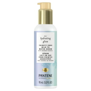 Pantene Baobab Nutrient Blends Hydrating Glow Thirsty Ends Milk to Water Hair Serum, 95 mL
