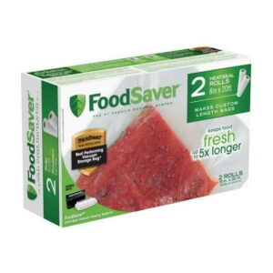 FoodSaver 8" x 20' Vacuum Seal Roll, 2 Pack