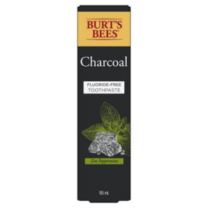 Burts Bees Toothpaste, Fluoride Free, Charcoal, Zen Peppermint, 105 mL