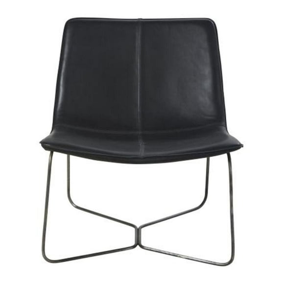 Heavenly Collection Accent Chair, PU Chair, PU Chair with Black Metal Frame, Lounge Chair, PU Lounge Chair, Living Room Chair, Dining Room Chair, Studio Chair, Restaurant Chair, Indoor Chair