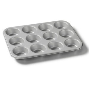 The Rock Wave 12-Cup Muffin Pan, Heavy Gauge Carbon Steel Construction, Non-Stick, No PFAS, No PFOA, ROCK 12C MUFFIN PAN