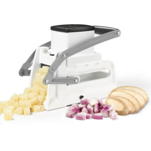 Starfrit Pro Fry Cutter & Cuber, Includes Julienne Blade, Makes Slices, Fries and Cubes, Stainless Steel Blades, Easy to Clean, STARFRIT SFRIT FRY CUT CUBE
