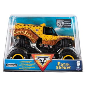 Monster Jam, Official Earth Shaker Monster Truck, Die-Cast Vehicle, 1:24 Scale