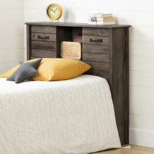 South Shore, Ulysses collection, Bookcase Headboard with Doors