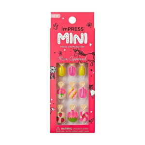imPRESS Mini - Press-On Nails, Strawberry, Short, 20 count., imPRESS Mini