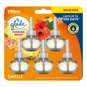 Glade Plugins® Air Freshener Oil Refill, Hawaiian Breeze, 5 Refills