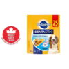 PEDIGREE DENTASTIX Oral Care Original Adult Dog Treats - For Medium Breeds - Reduces Plaque and Tartar Buildup - 25 Sticks, 12-40 Treats