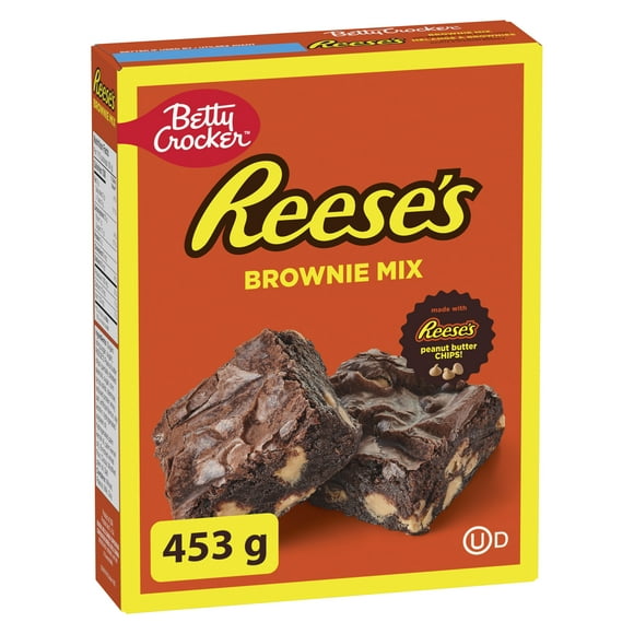 Betty Crocker Reese's Brownies Mix with Peanut Butter Chips, 453 g