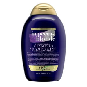 OGX Impecca-Blonde Purple Toning Shampoo, Blonde-Toning to Personalize Your Blonde