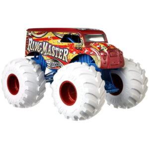 ?Hot Wheels Die-cast 1:24 scale Monster Truck Dairy Delivery Ring Master with Giant Wheels