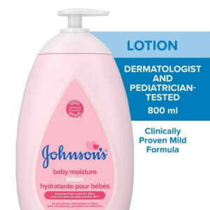 Johnson's Baby Lotion, Body Moisturizer for Dry, Delicate Skin, 800 mL