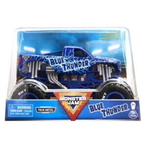 Monster Jam, Official Blue Thunder Monster Truck, Collector Die-Cast Vehicle, 1:24 Scale