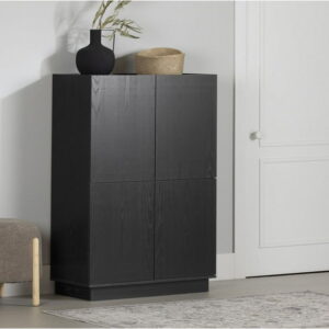 South Shore Liora 4-Door Bookcase with Shelves