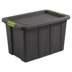 Sterilite 114L Tuff1 Tote Box- Grey, 114L