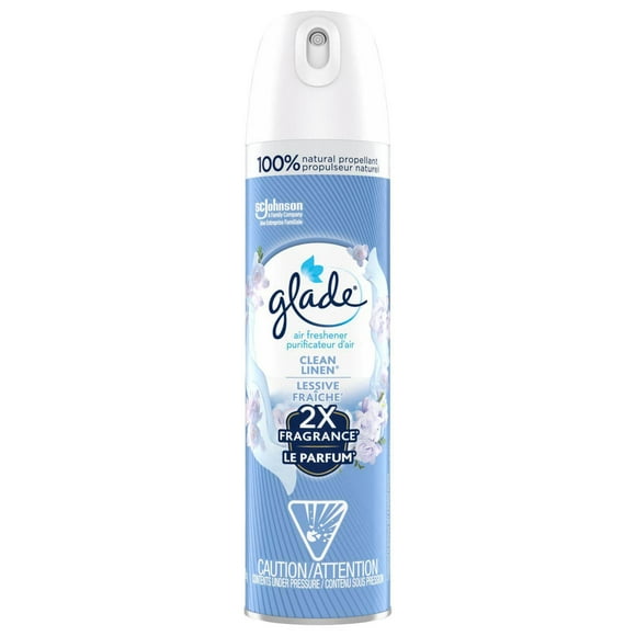 Glade® Air Freshener Odor Fighting Room Spray, Clean Linen, 235g