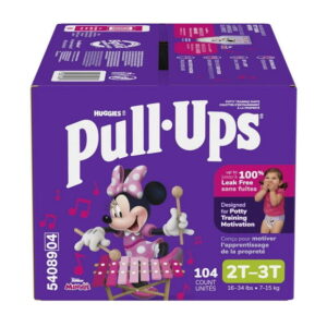 Pull-Ups Girls' Potty Training Pants, Economy Pack, Size: 2T - 6T, Size: 2T - 6T | 104 - 66 Count