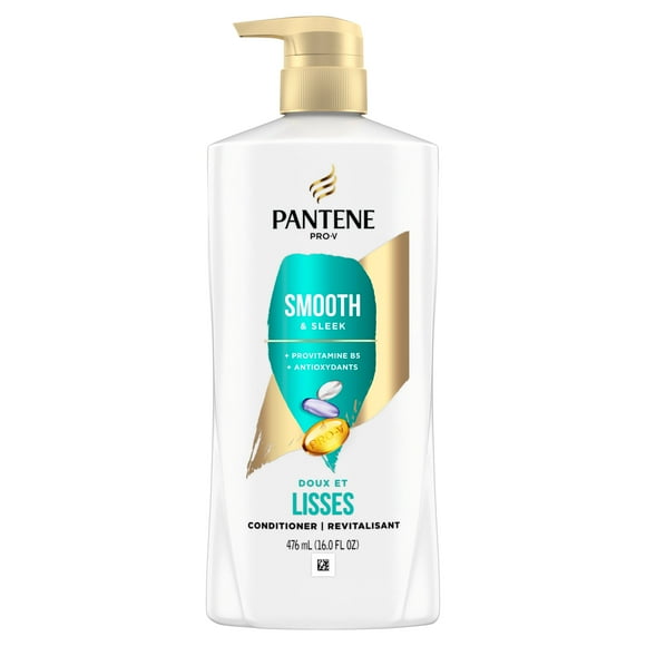 PANTENE PRO-V Smooth & Sleek Conditioner, 16.0oz/476mL