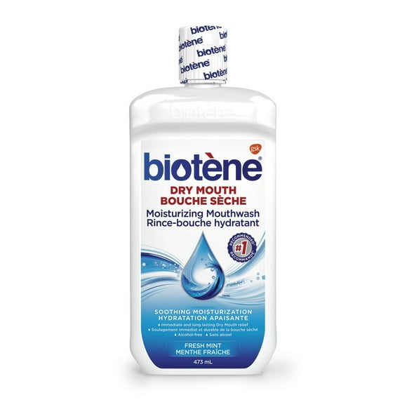 Biotene Dry Mouth Moisturizing Mouthwash, 473 mL Fresh Mint