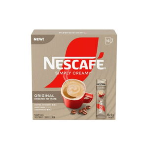 Simply Creamy Instant Coffee Single-serve Sachets, Contains Instant Coffee & Coffee Creamer, 100% Responsibly Sourced Coffee, 144 g