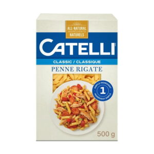 Catelli Classic All-Natural Penne Rigate Pasta, 500 g