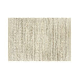 Better Homes & Gardens Woven Jute and Chenille - Ivory/ Natural - Table Placemat - 14"x19", 74% Jute/23% Rayon, 14X19