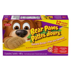 Bear Paws Banana Bread Family Pack, Dare, 480 g