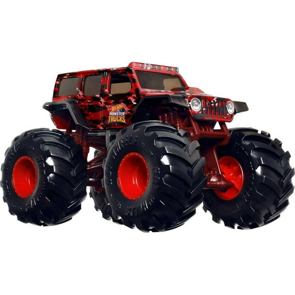 Hot Wheels Monster Trucks 1:24 Scale Jeep Wrangler Vehicle