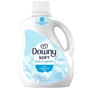 Downy Ultra Free & Gentle Laundry Liquid Fabric Softener (Fabric Conditioner), Hypoallergenic, 120 Loads, 2.63L