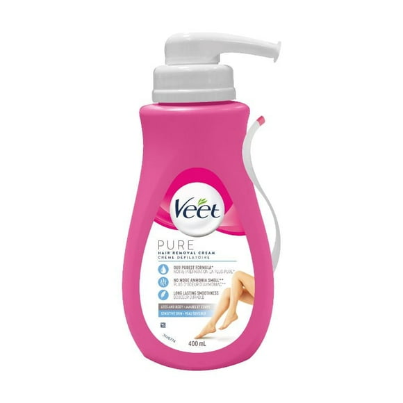 Veet® Pure Hair Removal Cream Legs & Body Sensitive Skin, 400 mL, 400 mL