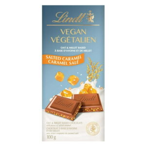 Lindt Vegan Salted Caramel Chocolate Bar, 100 Grams, 100g