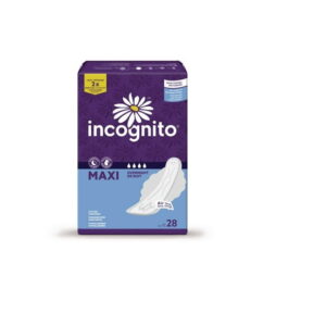 Incognito® Maxi Overnight MaxiMom with tabs 28's, For all types of light leakage